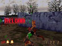 une photo d'Ã©cran de The House of the Dead sur Sega Saturn